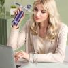 Facial Hydration Spray Gun, Spray Airbrush Set, Portable Facial Makeup Airbrush,with Adjustable Button for Face Skin Care Makeup SPA Model Painting Tattoo.,Purple view 4