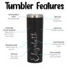Personalized Nail Salon Skinny Tumbler, Birthday Gift for Nail Tech, Nail Tech Appreciation, Retirement Gift for Nail Tech, Gift for Artist - By LegacyCuts view 3