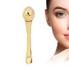 ANGGREK Eye Massager Rollerball Mini, Mini Spatula for Cosmetics Zinc Alloy Face Cover Spoon Anti Wrinkle Eye Fatigue Relief Massage Stick Cream Scoop Eye Applicator view 2