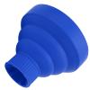 Diffuser Hair Dryer Curly Hair, Silicone Diffuser Attachment Universal Hair Dryer Diffuser Portable Travel Folding Hair Blow Dryer Diffuser Hairdryer(Blue) view 1