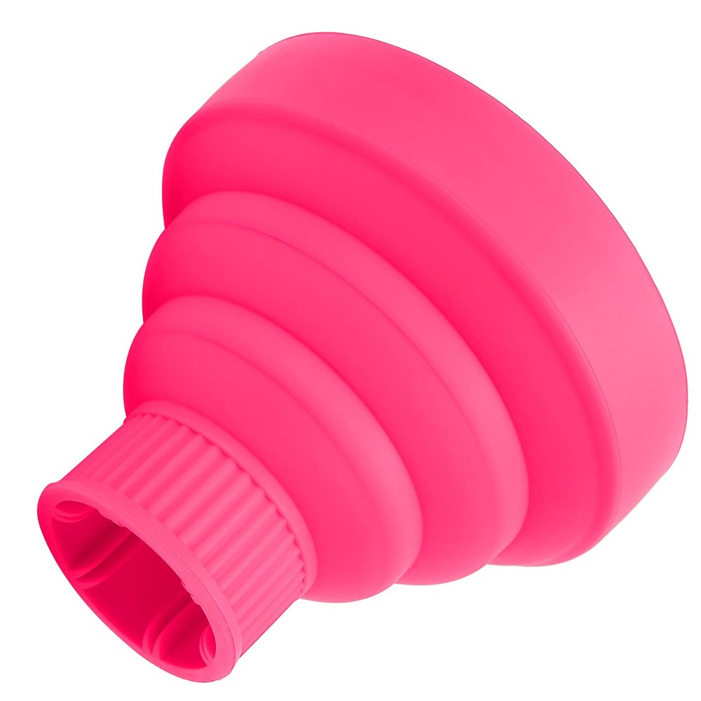 Diffuser Hair Dryer Curly Hair, Silicone Diffuser Attachment Universal Hair Dryer Diffuser Portable Travel Folding Hair Blow Dryer Diffuser Hairdryer()