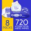 Nice 'N CLEAN Sensitive Skin Wet Hand Wipes 90ct (8-Pack) | Infused with Aloe | Hypoallergenic Wipes More Effective than Gel view 3