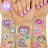 xo Fetti Birthday Decorations Temporary Tattoos - 44 pcs | Fun Bday Girl Party, Older, Wiser, Hotter, HBD, Disco Cowgirl, Hot Girl Bday view 1