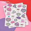 xo Fetti Birthday Decorations Temporary Tattoos - 44 pcs | Fun Bday Girl Party, Older, Wiser, Hotter, HBD, Disco Cowgirl, Hot Girl Bday view 2