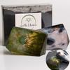 Earth & Home Rock Soap Gift Set of 2- Mothers Day Gift- Decorative Scented Gemstone Soap with Crystals (Jade & Black Obsidian) Inside- with Natural Ingredients & Essential Oil view 1