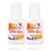 Body Glue for Glitter Tattoos, Eleanore's Diary 10ml*2 Art Glitter Glue, Odourless & Non Toxic, Suit for Skin Chunky Makeup, Beach Parties, Music Festival, Carnival, Cosplay, Summer Holiday, Gemstones view 1