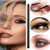 SALOCY Eyeliner Smudge Brush Sponge,5 Pcs Soft Eyeshadow Applicators Blending Brush,Eye Pencil Eyeliner Brush Makeup Tools Y view 2