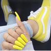 10 packs (200Pcs) / MEGA Set of Solid Color Nail Art, Novice Friendly, Press on Nails Long, Luxury Wear Glossy Pattern Coffin Nails set, Full Cover Salon Fake Nails Art Tips, Acrylic Nails for Women and Girls, with Nail File and Grain Jelly Glue view 4