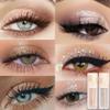 SUAKE Liquid Sparkling Glitter Eye Shadow Sticks  Crystal Silver Golden Eyeshadow, Eyeliner, Eyelid Shimmer Highlight Makeup, sombra de para ojos,Waterproof Quick-Drying view 3