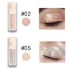 SUAKE Liquid Sparkling Glitter Eye Shadow Sticks  Crystal Silver Golden Eyeshadow, Eyeliner, Eyelid Shimmer Highlight Makeup, sombra de para ojos,Waterproof Quick-Drying view 4