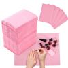 LXIANGN 125PCS Disposable Nail Art Table Towels Mat 13" X 17" Waterproof 3 Ply Nail Art Mat Paper Sheet Clean Pads Tattooing Table Mat Nail Table Cover Tattoo Supplies (Pink) view 1