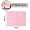 LXIANGN 125PCS Disposable Nail Art Table Towels Mat 13" X 17" Waterproof 3 Ply Nail Art Mat Paper Sheet Clean Pads Tattooing Table Mat Nail Table Cover Tattoo Supplies (Pink) view 3