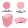 LXIANGN 125PCS Disposable Nail Art Table Towels Mat 13" X 17" Waterproof 3 Ply Nail Art Mat Paper Sheet Clean Pads Tattooing Table Mat Nail Table Cover Tattoo Supplies (Pink) view 4