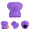 Adorable Octopus Shape Silicone Cleansing Brush Manual Deep Cleansing Gentle Exfoliation Face Brush for Daily Routine view 2