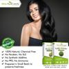 DKM Attar Ayurveda Natural Dye for Black Hair (Henna Leaves Powder, Indigo Leaves Powder Combo Pack) (200 Grams + 200 Grams = 400 Grams Total), 14.1096 Ounce view 2