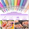 12 Color 3D Nail Art Pens Set, Kalolary Nail Point Graffiti Dotting Pen Drawing Painting Liner Brush for DIY Nail Art Beauty Adorn Manicure Tools view 3