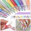 12 Color 3D Nail Art Pens Set, Kalolary Nail Point Graffiti Dotting Pen Drawing Painting Liner Brush for DIY Nail Art Beauty Adorn Manicure Tools view 4