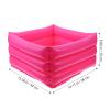 FOMIYES Inflatable Foot Bath Tub: Foot Bath Basin Portable Water Bucket for Soaking Feet Travel Camping Outdoor Washing Vegetables (Random Bottom Pattern) view 3