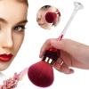 Nail Brush Dust Remover,Nail Dust Cleaning Brush Nail Art Powder Remover Brush Cleaner Makeup Blush Brushes(Rose red) view 2
