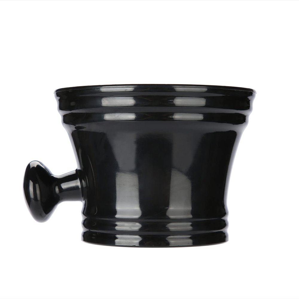 ANGGREK Shaving Soap Bowls, Barber Cup Plastic Shaving Soap Bowl Foam Shaving Soap Cream Bowl Men Shaving Bowl (Zero)