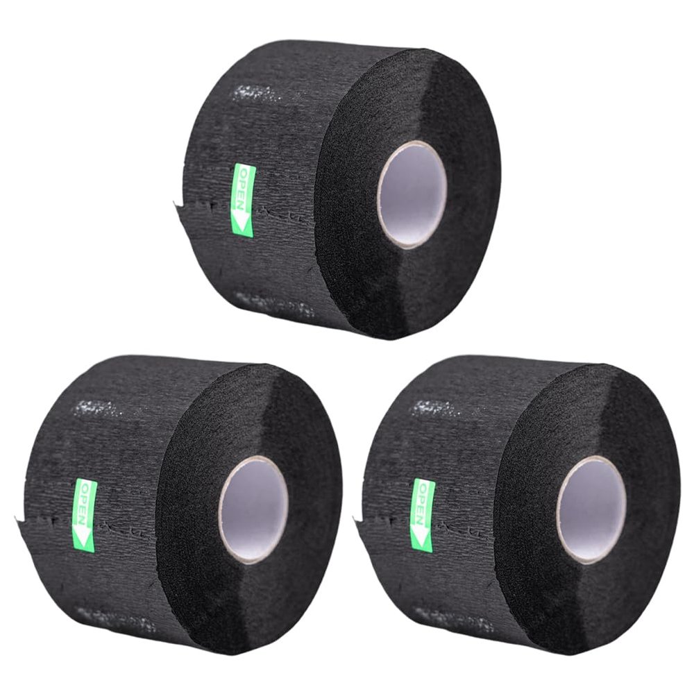 Beavorty 3 Rolls Disposable Barber Neck Strips Stretchy Paper Neck Band Hair Cutting Paper Haircutting Rolls for Salon Haircut Styling Supplies