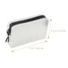 Beavorty Hanging Travel Toiletry Bag Small Cosmetic Pouch Eva Double Zipper Pouch view 2