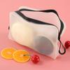 Beavorty Hanging Travel Toiletry Bag Small Cosmetic Pouch Eva Double Zipper Pouch view 3