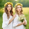 16 Pieces Sunflower Headbands for Women Yellow Daisy Headbands Flower Crowns Hippie Hair Accessories Sunflower Crowns Party Favor for Wedding Bridal Shower Festivals Photo Props Women Girls Baby view 4
