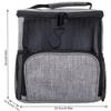 Shower Caddy Dormitory Fits Full Size Bottle Quick Dry Portable Tote Bag Men Ladies Camping Travel Bath Gym College Room Essentials Boys Girls Suitable for Carry, 1191808EEEHWRW, 10116 inch, Grey view 2