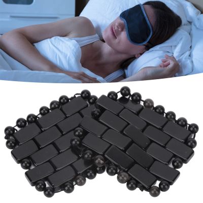 Jade Stone Eye Patch,Jadestone Quartz Eye Mask, Small Cooling Jade Eye Pad Crystal Stone Eye Mask for, Cooling and Relieving Jade Sleep Mask
