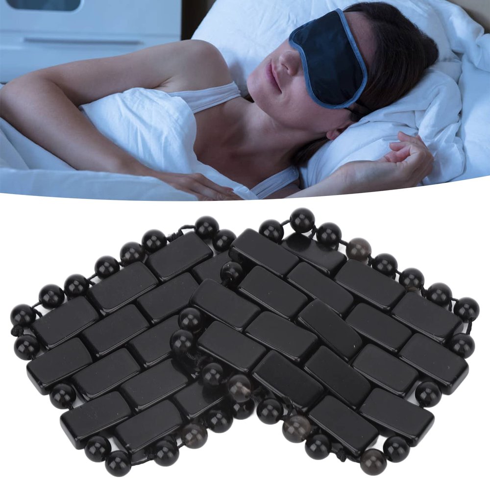 Jade Stone Eye Patch,Jadestone Quartz Eye Mask, Small Cooling Jade Eye Pad Crystal Stone Eye Mask for, Cooling and Relieving Jade Sleep Mask