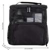 Shower Caddy Dormitory Fits Full Size Bottle Quick Dry Portable Tote Bag Men Ladies Camping Travel Bath Gym College Room Essentials Kids Suitable for Carry, Black, 10116 inch (11918071E9PLLA) view 3