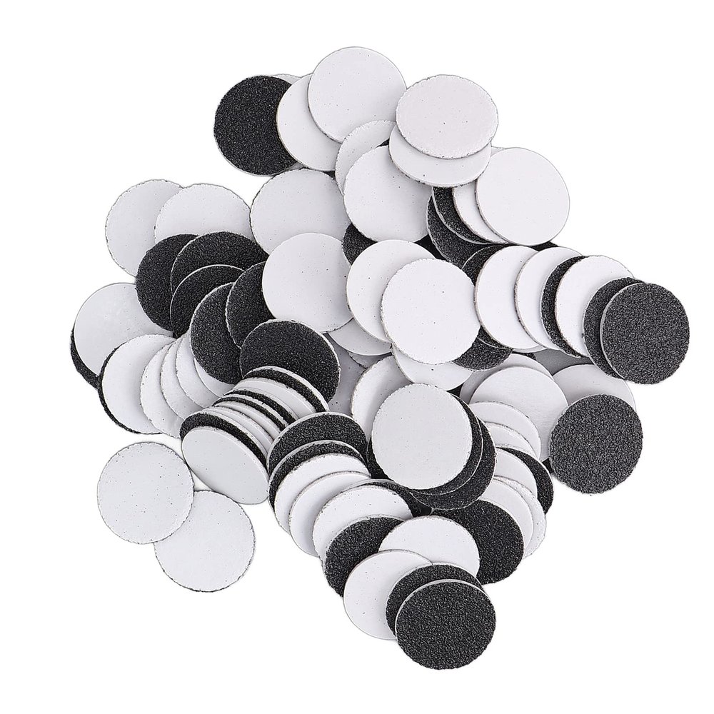 100pcs Foot File, Electric Foot Grit Replacement Grit Sandpaper Feet Grinder Sandpapers Pedicure Tool Sandpaper Discs Callus Sandpapers Electric Callus Remover Accessory Discs Pedicure(180#fine Sand)