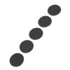 100pcs Electric Foot File Replacement Sandpaper Discs for Callus Remover - Medium Coarse 120# Pedicure Tool Accessories for Feet Grinder Machines view 1