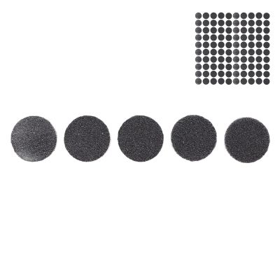 100pcs Foot File, Electric Foot Grit Replacement Grit Sandpaper Feet Grinder Sandpapers Pedicure Tool Sandpaper Discs Callus Sandpapers Electric Callus Remover Accessory Discs(80# coarse sand)