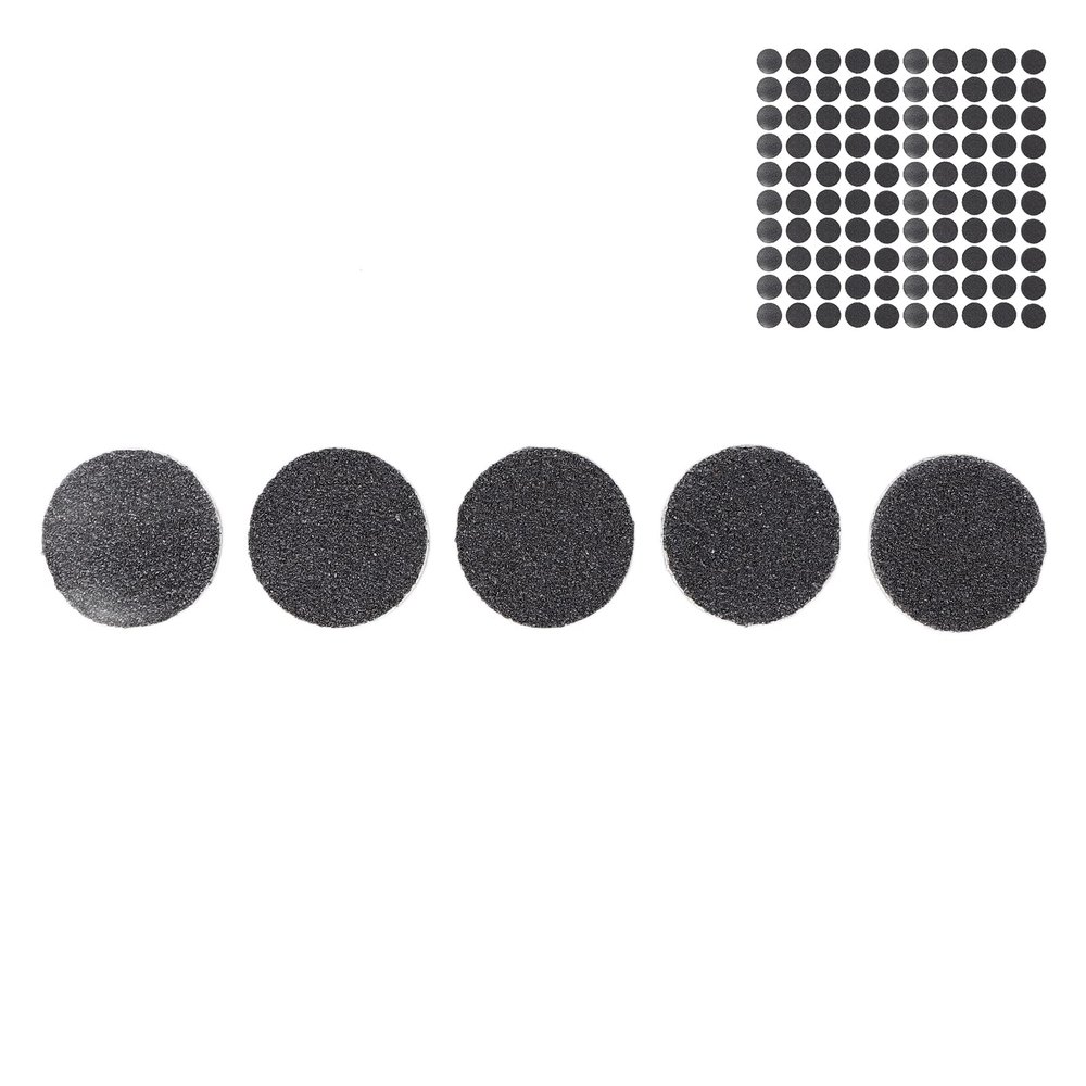 100pcs Foot File, Electric Foot Grit Replacement Grit Sandpaper Feet Grinder Sandpapers Pedicure Tool Sandpaper Discs Callus Sandpapers Electric Callus Remover Accessory Discs(80# coarse sand)