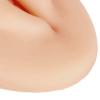 Real Touch Soft Semi Permanent 3D Silicone Lips with Fake for Training Lips Ear Tongue Eye Mouth 3D Silicone with Display Stand Practice Tool for Piercing Model Home Medicine(dark view 3