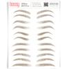 Brows by Bossy Studio & Co Temporary Eyebrow Tattoos Waterproof Eyebrow Stickers, False Tattoos Hair Like Peel Off Instant Transfer Brow variety ash brown view 1