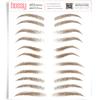Brows by Bossy Studio & Co Temporary Eyebrow Tattoos Waterproof Eyebrow Stickers, False Tattoos Hair Like Peel Off Instant Transfer Brow variety medium brown view 1