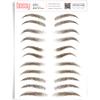 Brows by Bossy Studio & Co Temporary Eyebrow Tattoos Waterproof Eyebrow Stickers, False Tattoos Hair Like Peel Off Instant Transfer Brow variety brown view 1