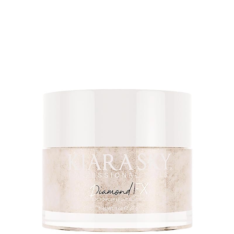 Kiara Sky Acrylic Powder DiamondFX Reflective Glitter with Sparkle Diamond dust effect 1 oz, Cake It Easy (rose gold & silver)