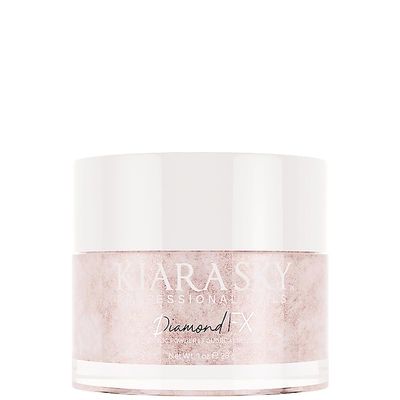 Kiara Sky Acrylic Powder DiamondFX Reflective Glitter with Sparkle Diamond dust effect 1 oz, Peach for the Stars