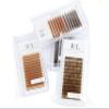 BROWN Lash Extension Trays (Diameter .07, 50/50 Light and Dark Brown) view 1