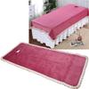 Massage Table Skirt,ANGGREK Massage Table Professional Spa Massage Table Cover Sheet Massage Bed Coverlet With Hole For Beauty Shop Velvet Massage Bed Cover(Red) view 4