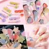 editTime 200PCS Kawaii Colorful Resin Acrylic 3D Gummy Bear Multi-Sized Heart Star Nail Charms with 300PCS Snowflake Heart Star Slice (Multicolor5) view 4