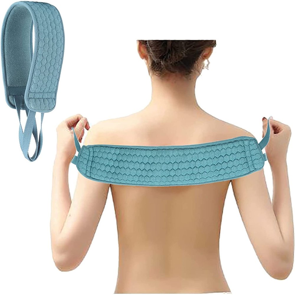 ARYAMURTI Exfoliating The Back Back for The Shower, The Washing Strap on The Double Side, The Cleaning in Depth and invigorate Your Skin, The Rear Washer for Men and Women