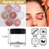 20 ml Containers Bulk 0.7 oz Round Pot Jars 120PCS Sample Containers Lip Scrub Containers Mini Plastic Cosmetic Containers with Lid for Lip Scrub, Body Butters, Cream, Slime, Craft Storage view 2