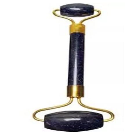Navy Blue Face Massage Roller Jade Roller For Facial Massage Reduce Wrinkles Fine Lines For Face Eye Neck Body Massage Tool For Unisex Use BY MIRAA GEMS