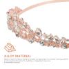 SOLUSTRE Vine Branches Bridal Rose Gold Vintage Crystal Hair Accessory for Weddings Engagements and Parties Elegant Headpiece for Women and Girls view 4