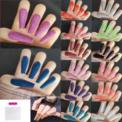 15 packs (300Pcs) / MEGA Set ofSugar ShineNail Art, Novice Friendly, Press on Nails Long, Luxury Wear Pattern Coffin Nails set, Full Cover Salon Fake Nails Art Tips, Acrylic Nails for Women and Girls, with Nail File and Grain Jelly Glue (a.All 15 p